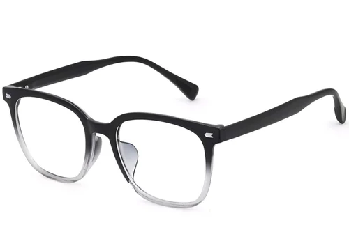 Lunettes ovales noires TR90 #BS0620-0011