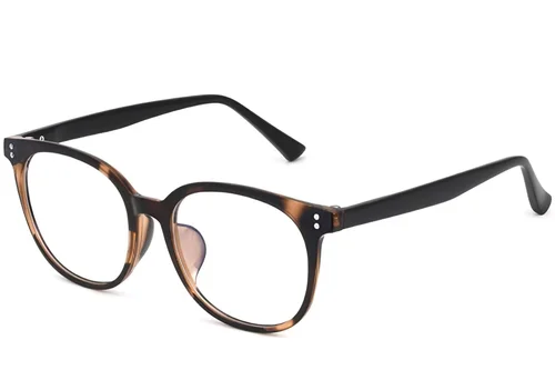 Lunettes ovales écaille de tortue TR90 #BS0620-0015