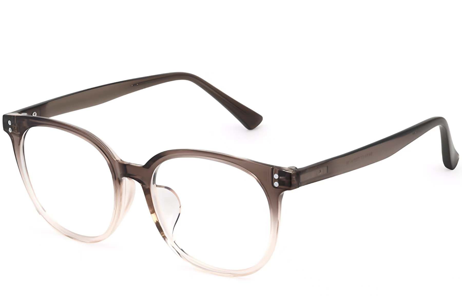 Oval Brown TR90 Glasses #BS0620-0017