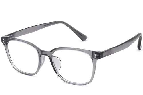 Lunettes ovales grises TR90 #BS0620-0019