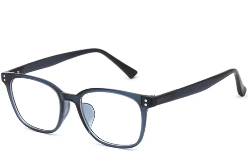 Lunettes ovales bleues TR90 #BS0620-0024