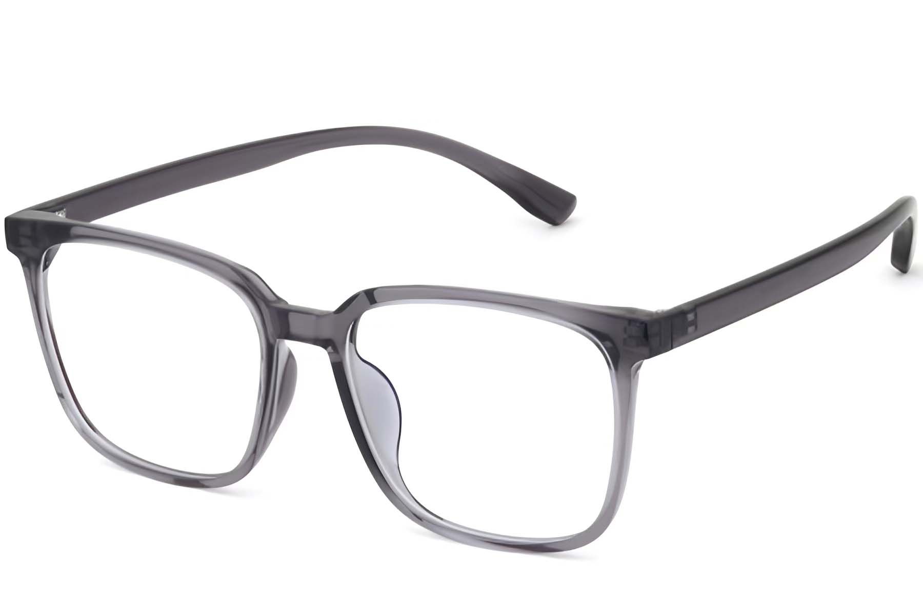 Lunettes rectangulaires grises TR90 #BS0620-0031