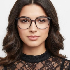 Rectangular Grey TR90 Glasses #BS0620-0031