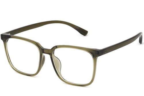 Rectangular Green TR90 Glasses #BS0620-0033