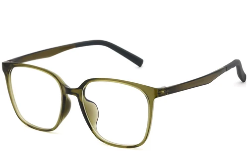Rectangular Green TR90 Glasses #BS0620-0037