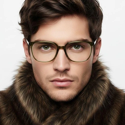 Rectangular Green TR90 Glasses #BS0620-0037