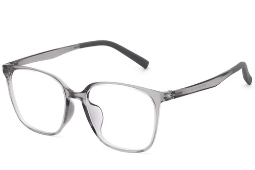Lunettes rectangulaires grises TR90 #BS0620-0038