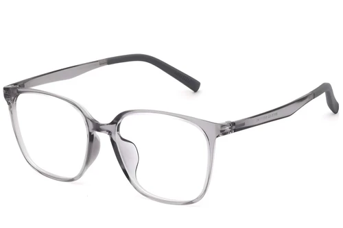 Rechteckige graue TR90-Brille #BS0620-0038