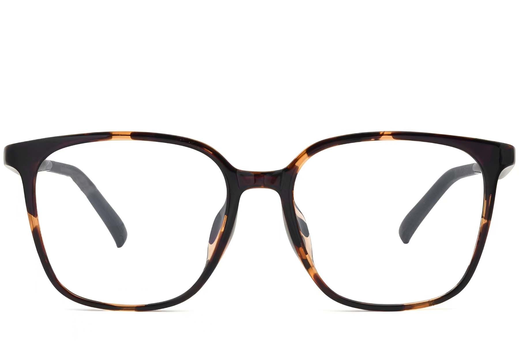 Rectangular Tortoiseshell TR90 Glasses #BS0620-0039