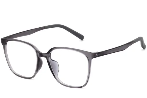 Lunettes rectangulaires grises TR90 #BS0620-0040