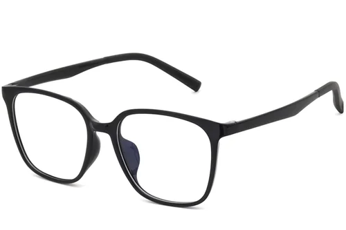 Lunettes rectangulaires noires TR90 #BS0620-0041