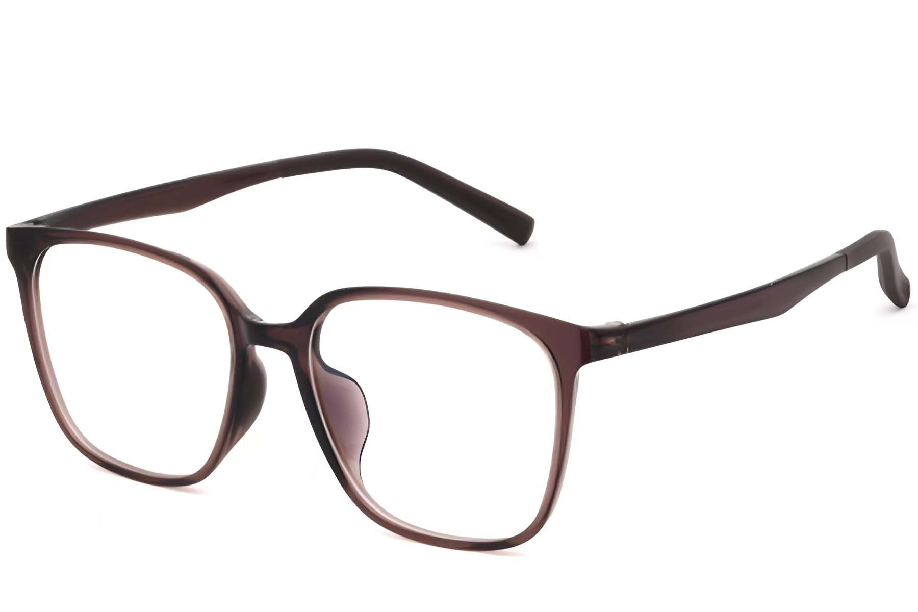 Rectangular Brown TR90 Glasses #BS0620-0042