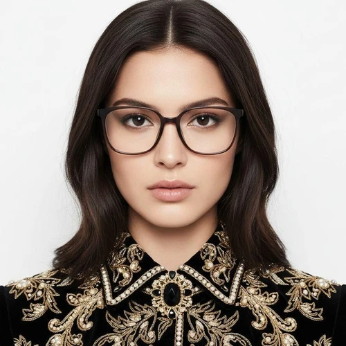 Gafas rectangulares TR90 marrones #BS0620-0042