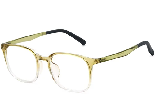 Lunettes rectangulaires vertes TR90 #BS0620-0044