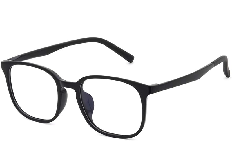 Rectangular Black TR90 Glasses #BS0620-0046