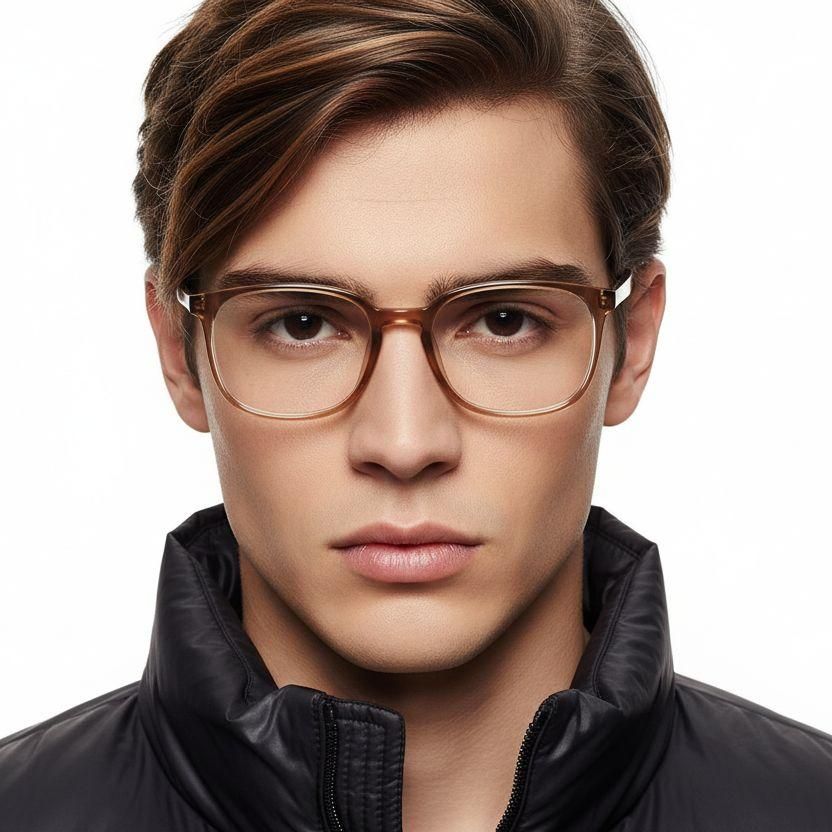 Rectangular Orange TR90 Glasses #BS0620-0047