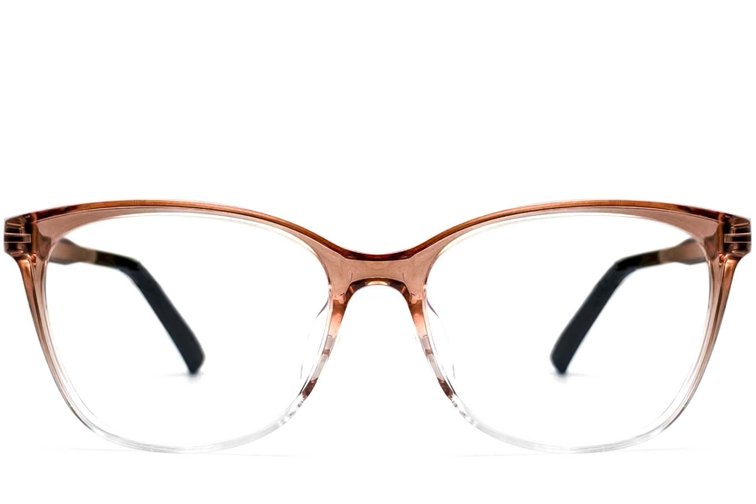 Lunettes ovales orange TR90 #BS0620-0048