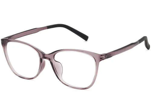 Lunettes ovales violettes TR90 #BS0620-0049