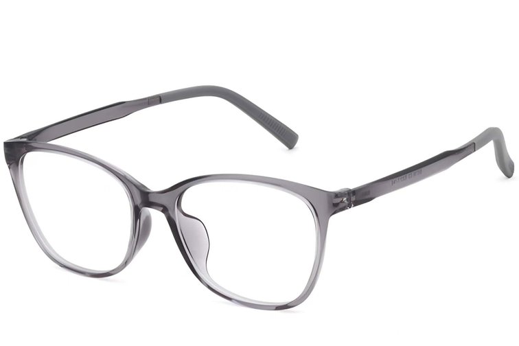 Lunettes ovales grises TR90 #BS0620-0052