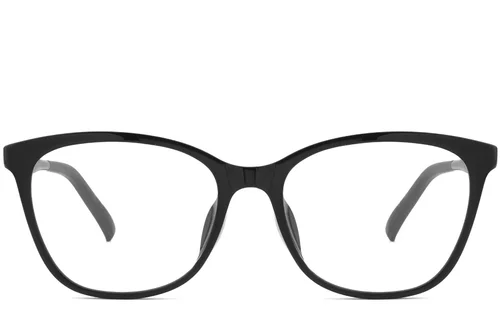 Lunettes ovales noires TR90 #BS0620-0053