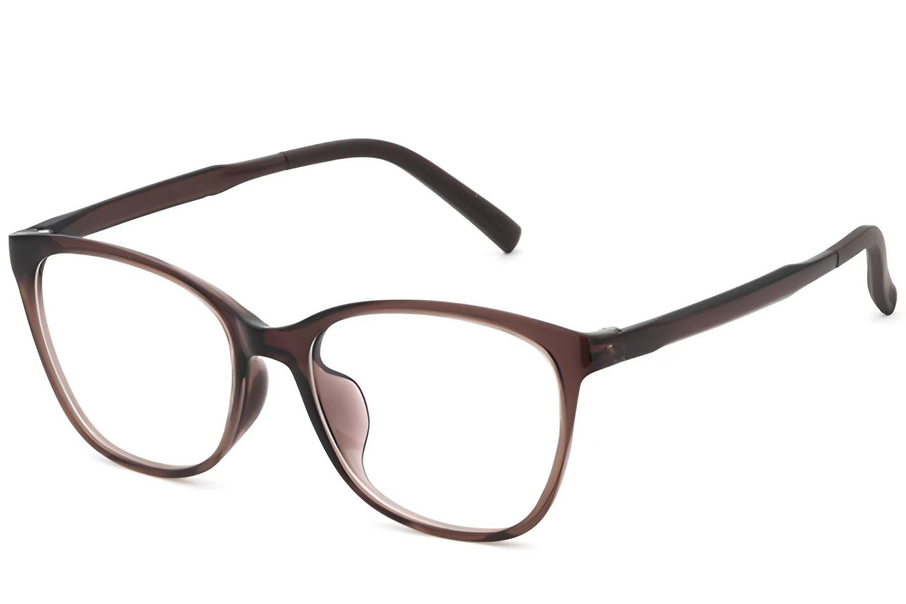 Oval Brown TR90 Glasses #BS0620-0054