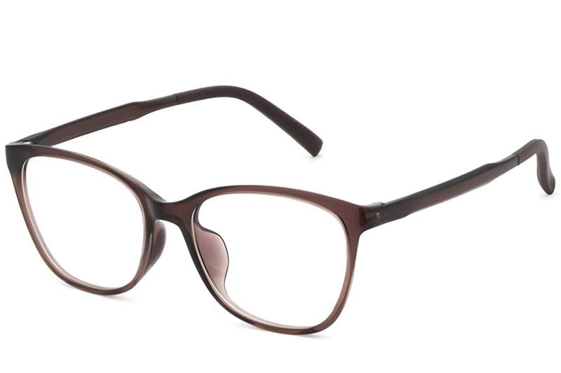 Oval Brown TR90 Glasses #BS0620-0054