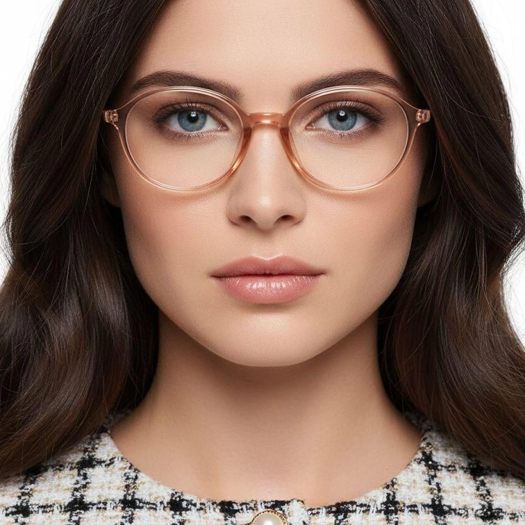 Ovale oranje TR90 bril #BS0620-0055