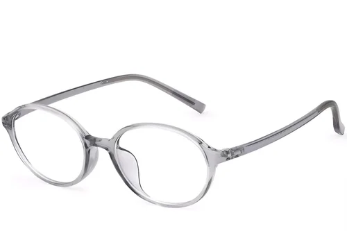Lunettes ovales grises TR90 #BS0620-0056