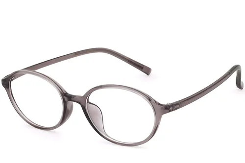 Lunettes ovales grises TR90 #BS0620-0058