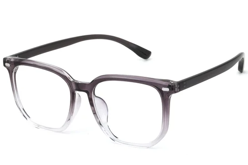 Lunettes rectangulaires grises TR90 #BS0620-0061