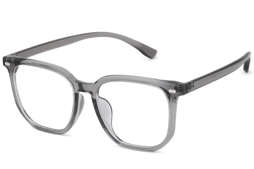 Lunettes rectangulaires grises TR90 #BS0620-0062
