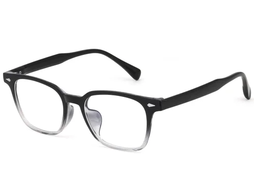 Lunettes rectangulaires noires TR90 #BS0620-0067