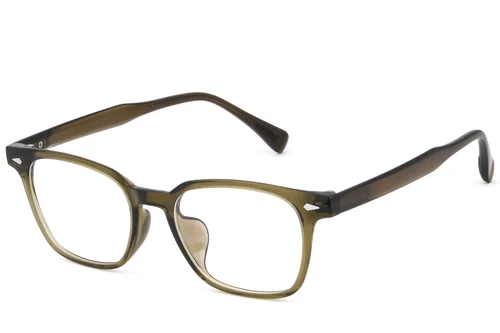 Lunettes rectangulaires vertes TR90 #BS0620-0068