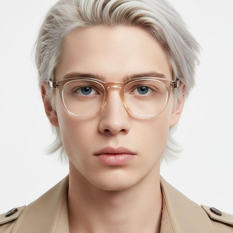 Rectangular Yellow TR90 Glasses #BS0620-0070