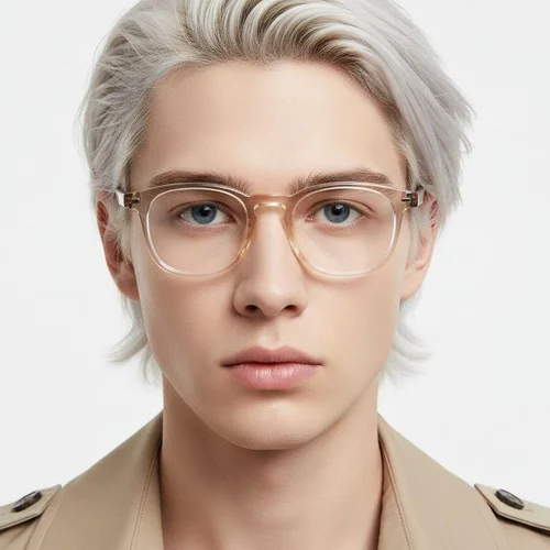 Lunettes rectangulaires jaunes TR90 #BS0620-0070