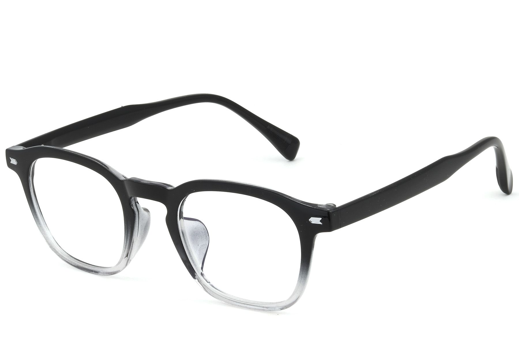 Rectangular Black TR90 Glasses #BS0620-0073