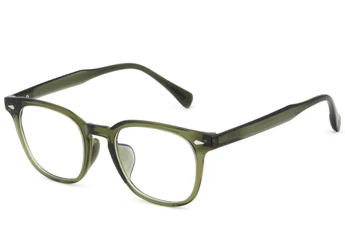 Lunettes rectangulaires vertes TR90 #BS0620-0076