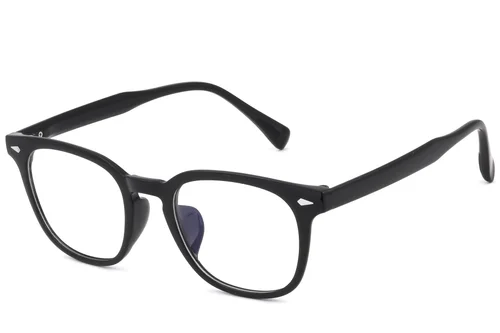 Lunettes rectangulaires noires TR90 #BS0620-0079