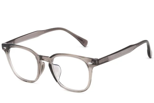 Lunettes rectangulaires grises TR90 #BS0620-0080