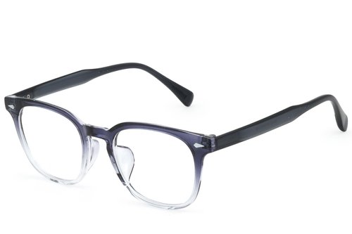 Lunettes rectangulaires bleues TR90 #BS0620-0081