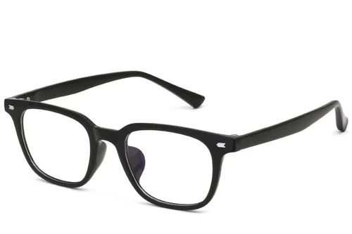Lunettes rectangulaires noires TR90 #BS0620-0084