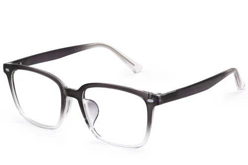 Lunettes rectangulaires grises TR90 #BS0620-0088
