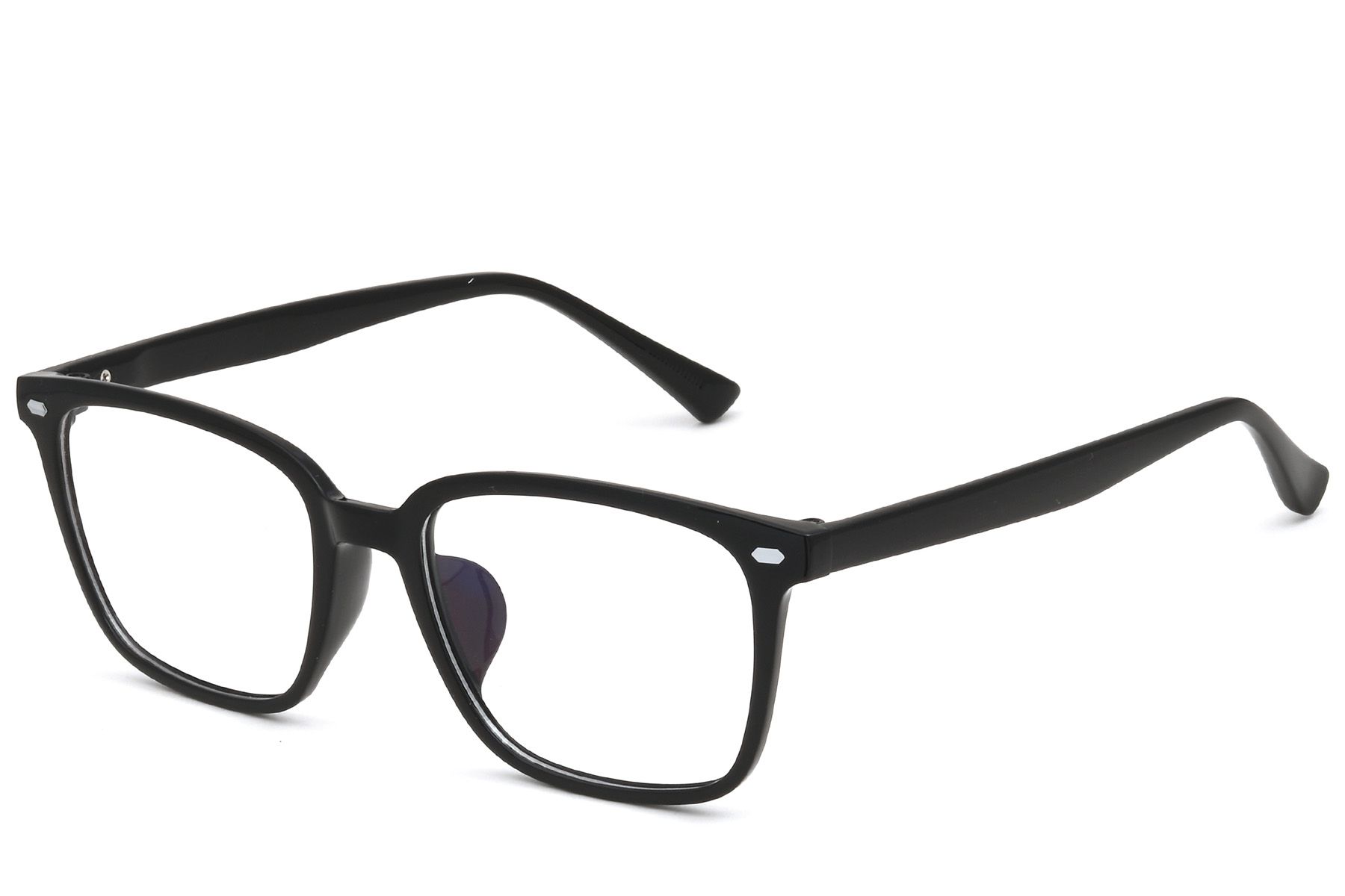 Rectangular Black TR90 Glasses #BS0620-0089