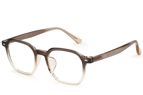 Lunettes rectangulaires marron TR90 #BS0620-0096