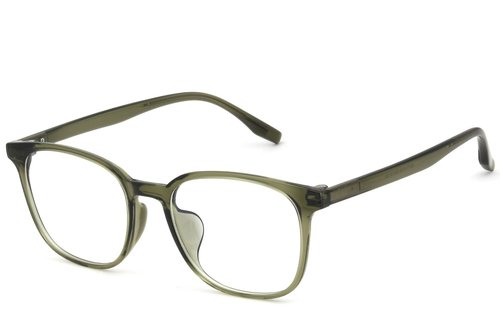 Lunettes rectangulaires vertes TR90 #BS0620-0098