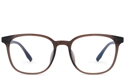 Lunettes rectangulaires marron TR90 #BS0620-0101