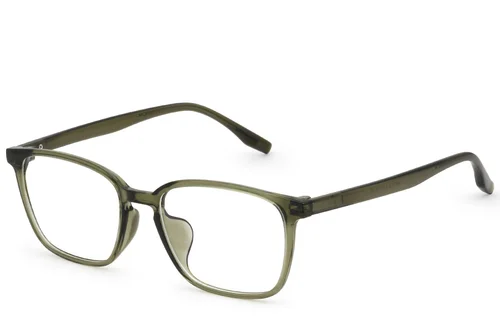 Lunettes rectangulaires vertes TR90 #BS0620-0103