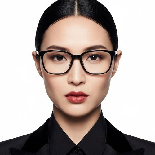 Lunettes rectangulaires noires TR90 #BS0620-0105