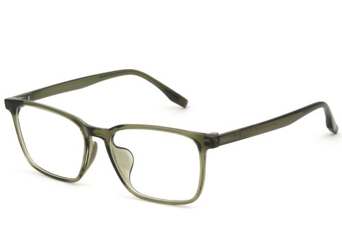 Lunettes rectangulaires vertes TR90 #BS0620-0108