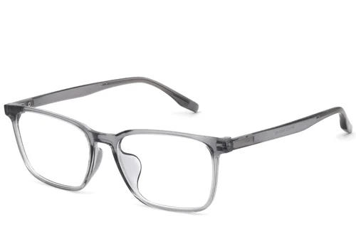 Lunettes rectangulaires grises TR90 #BS0620-0109
